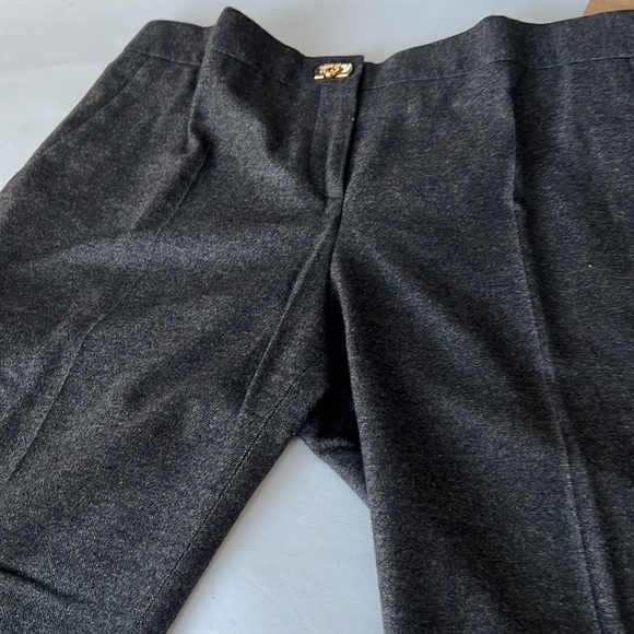 Salvatore Ferragamo Women Grey Wool Pant - Picture 5 of 7